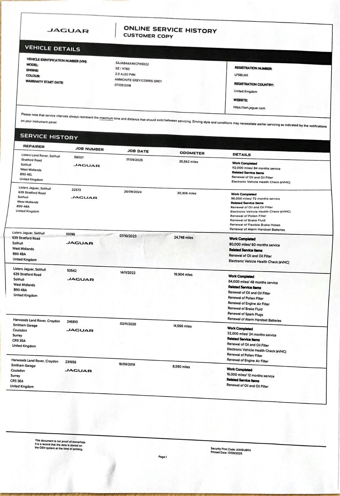 Used Jaguar XE 2018 for sale - 77719093: Photo 10