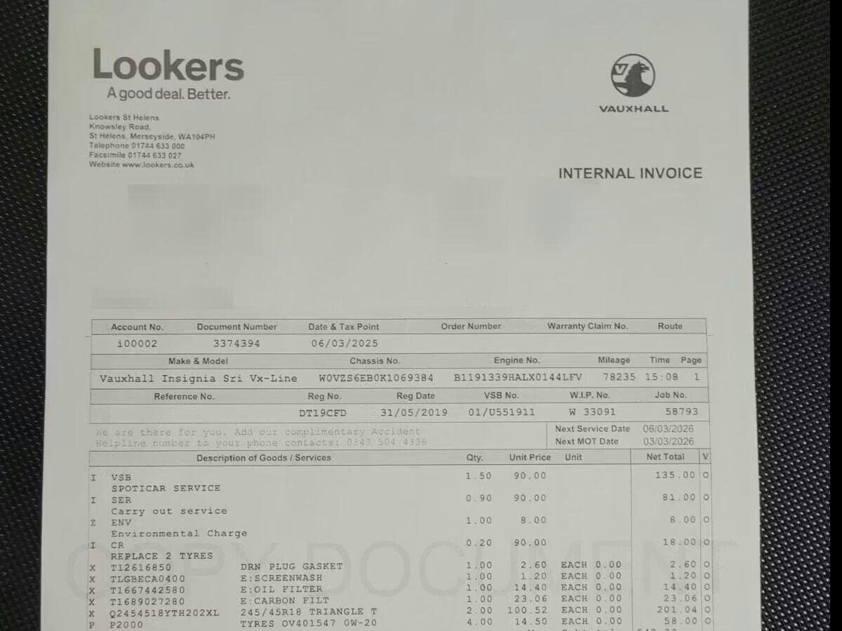 Used Vauxhall Insignia 2019 for sale - 77037181: Photo 7