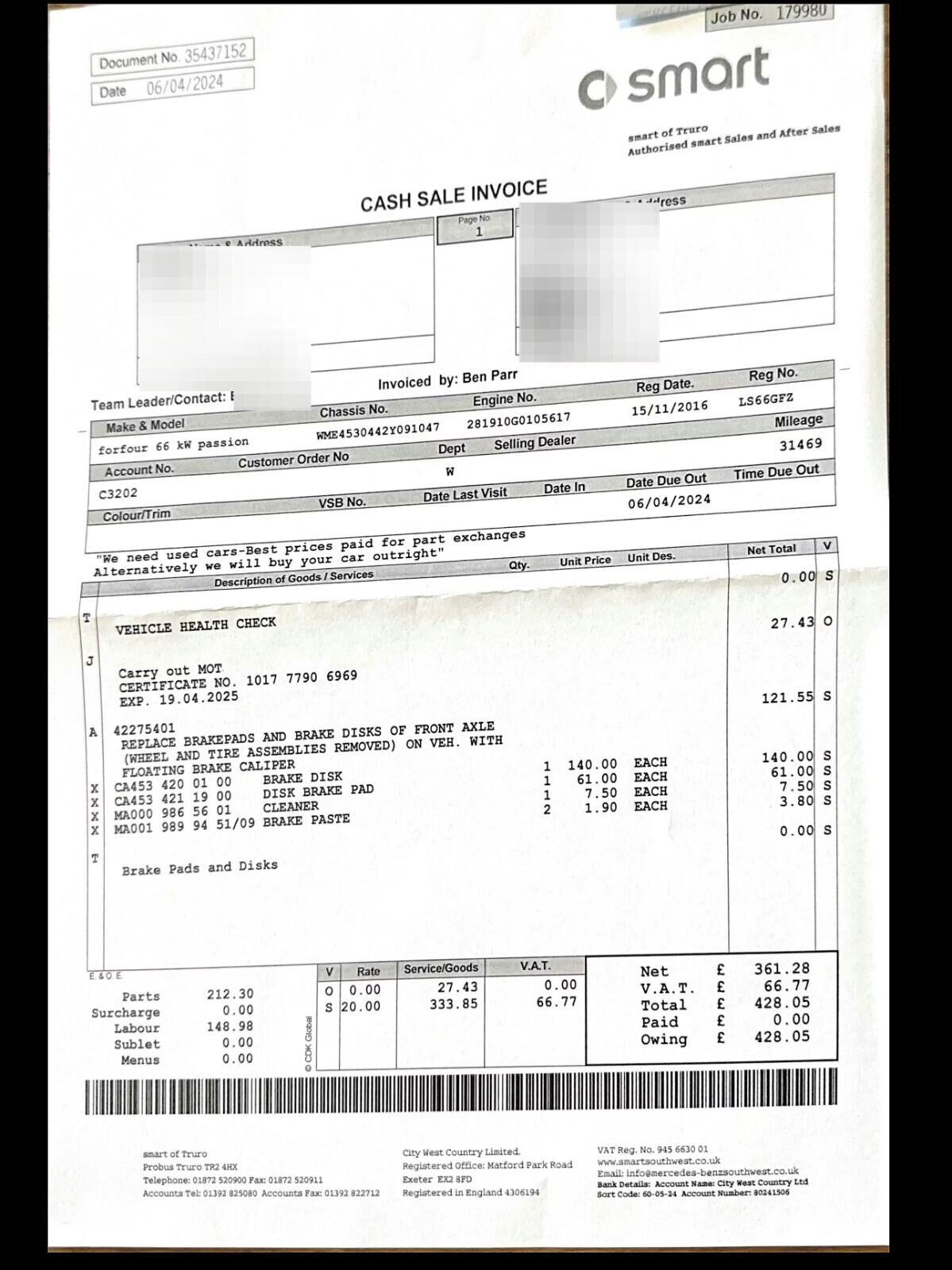 Used smart forfour 2016 for sale - 77528204: Photo 38