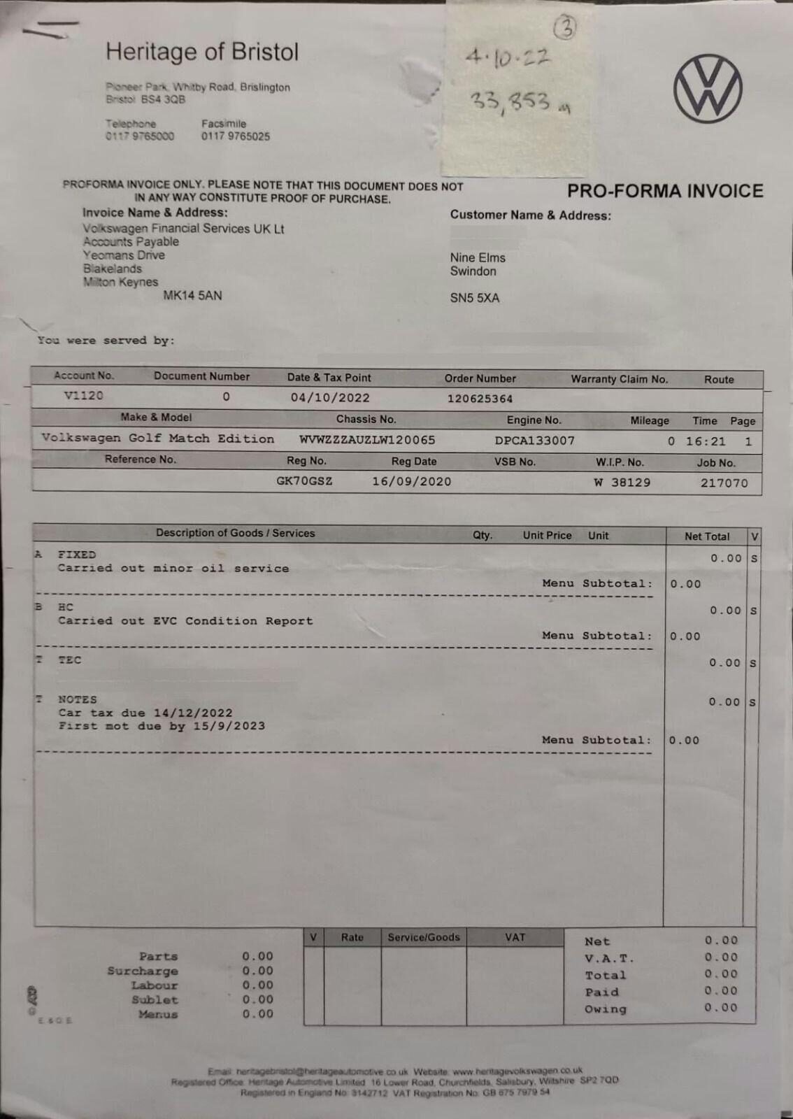 Used Volkswagen Golf 2020 for sale - 77129019: Photo 11