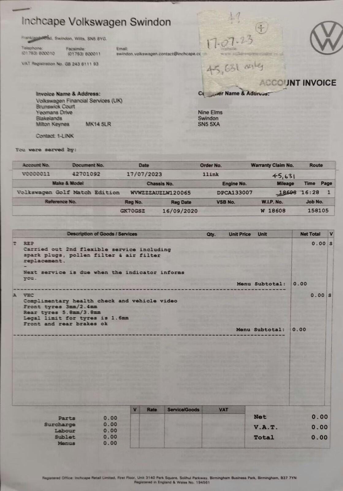 Used Volkswagen Golf 2020 for sale - 77129019: Photo 12