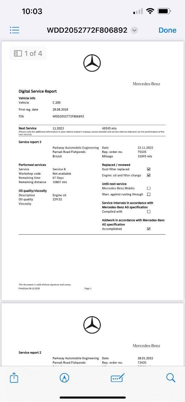 Used Mercedes-Benz C Class 2018 for sale - 76412144: Photo 11