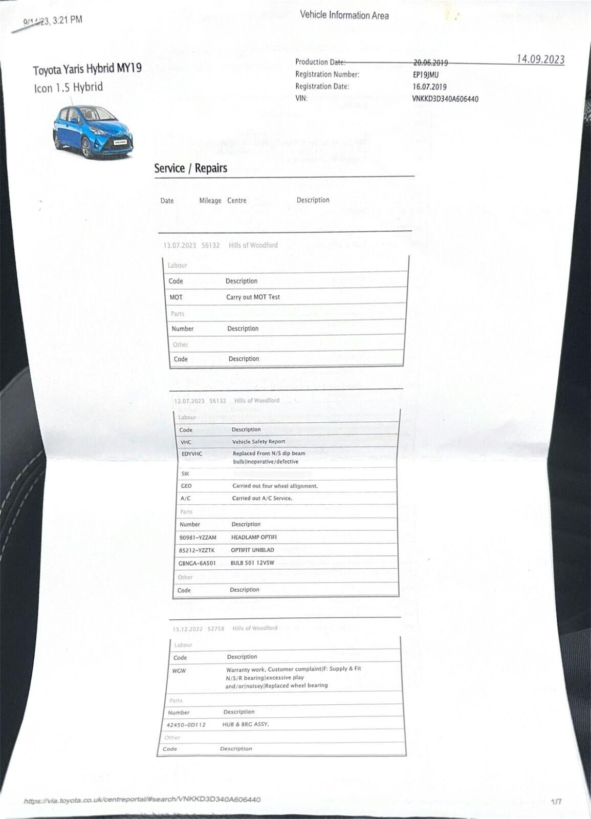 Used Toyota Yaris 2019 for sale - 77477152: Photo 28