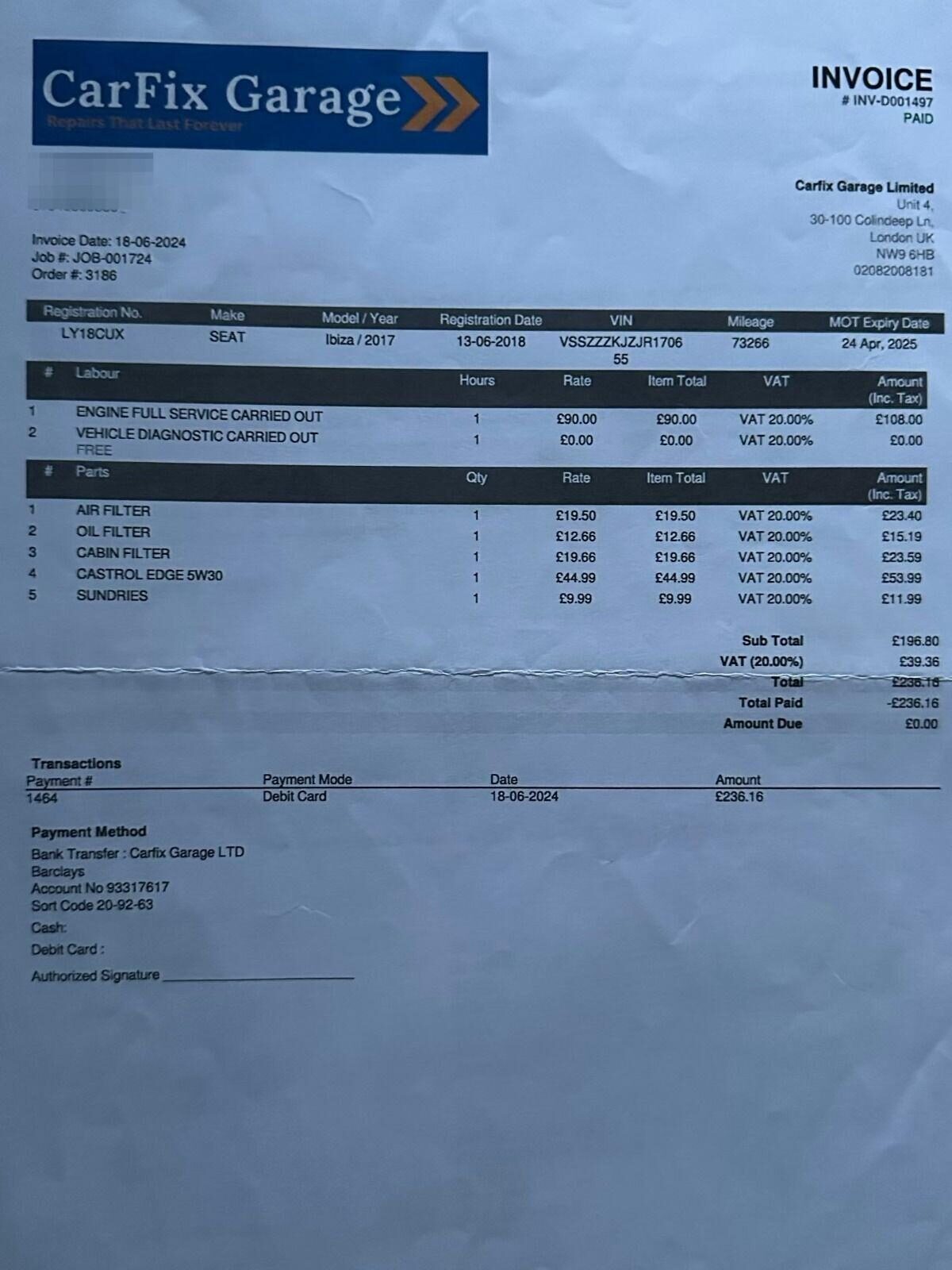 Used SEAT Ibiza 2018 for sale - 77296679: Photo 18