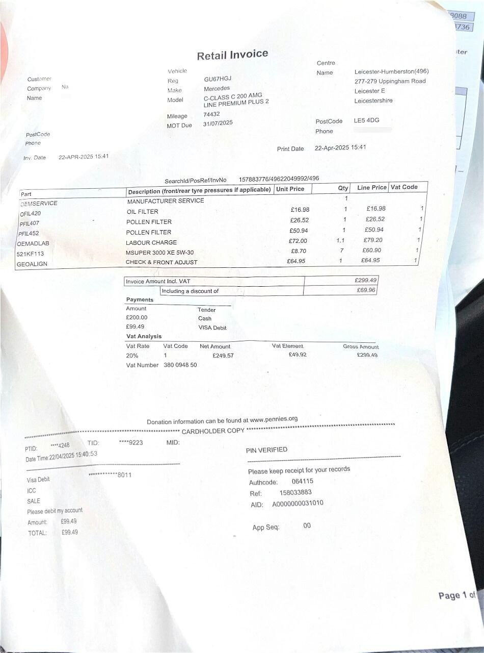 Used Mercedes-Benz C Class 2017 for sale - 76836104: Photo 12