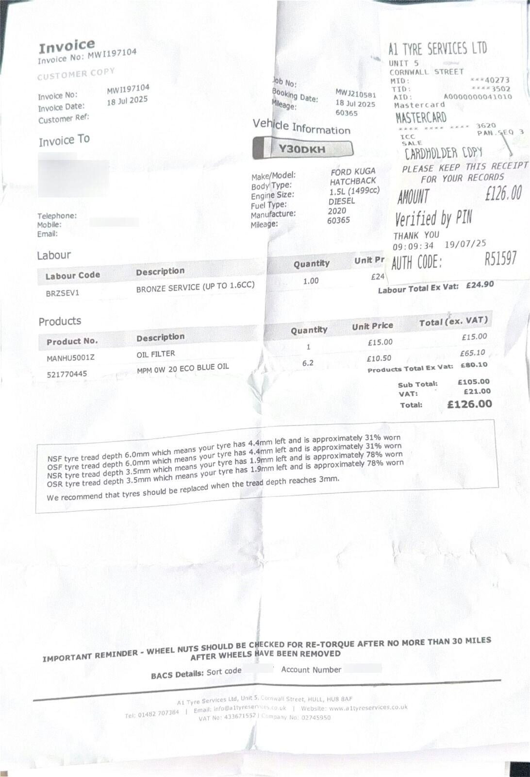 Used Ford Kuga 2020 for sale - 77802308: Photo 9