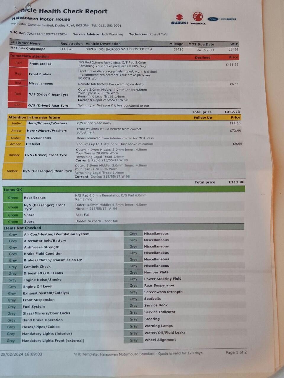 Used Suzuki SX4 S-Cross 2018 for sale - 76603826: Photo 17