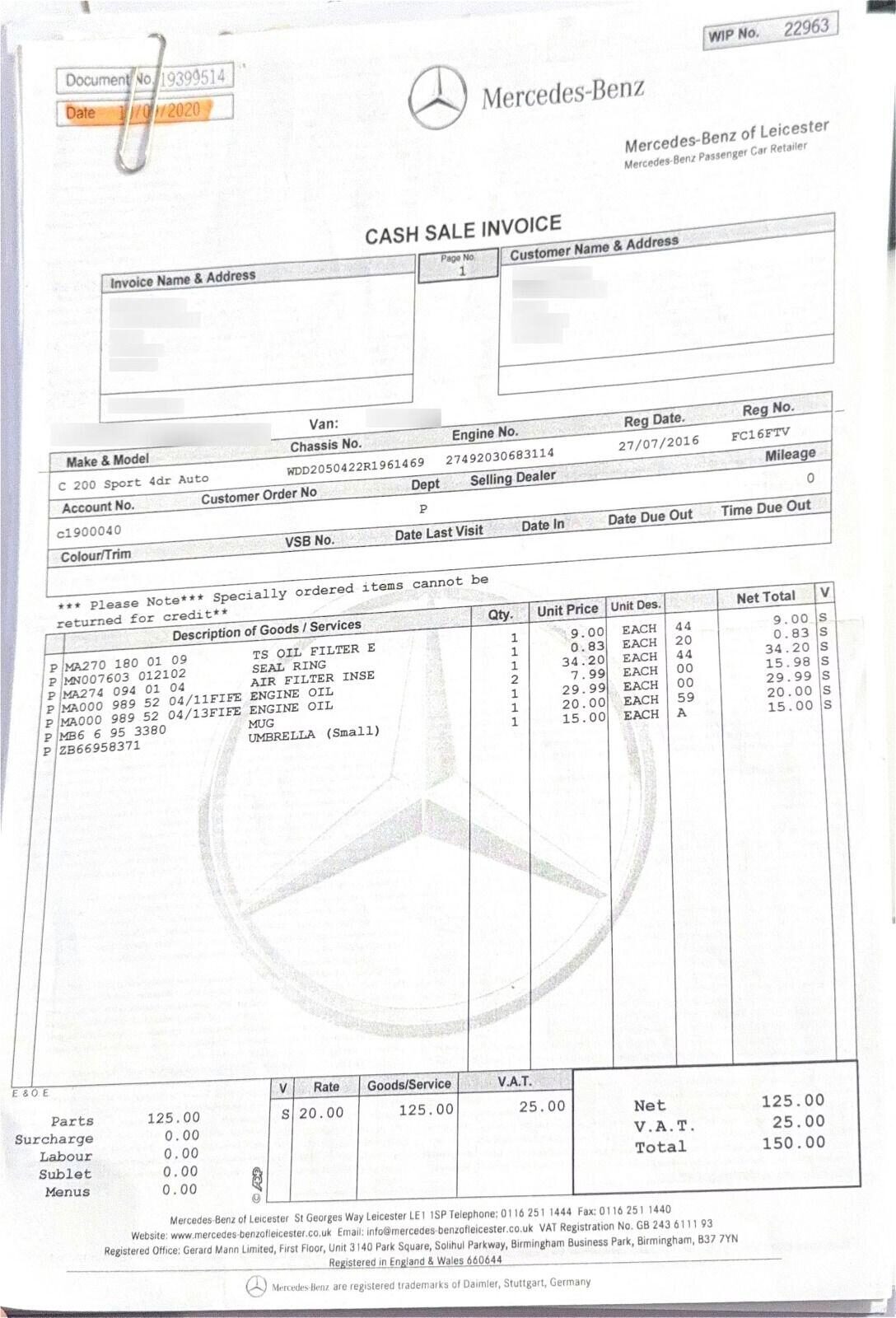 Used Mercedes-Benz C Class 2016 for sale - 77616188: Photo 12