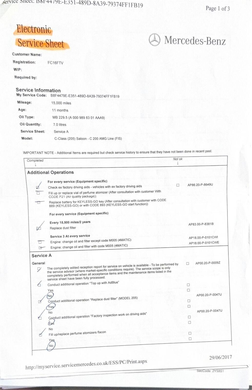 Used Mercedes-Benz C Class 2016 for sale - 77616188: Photo 8