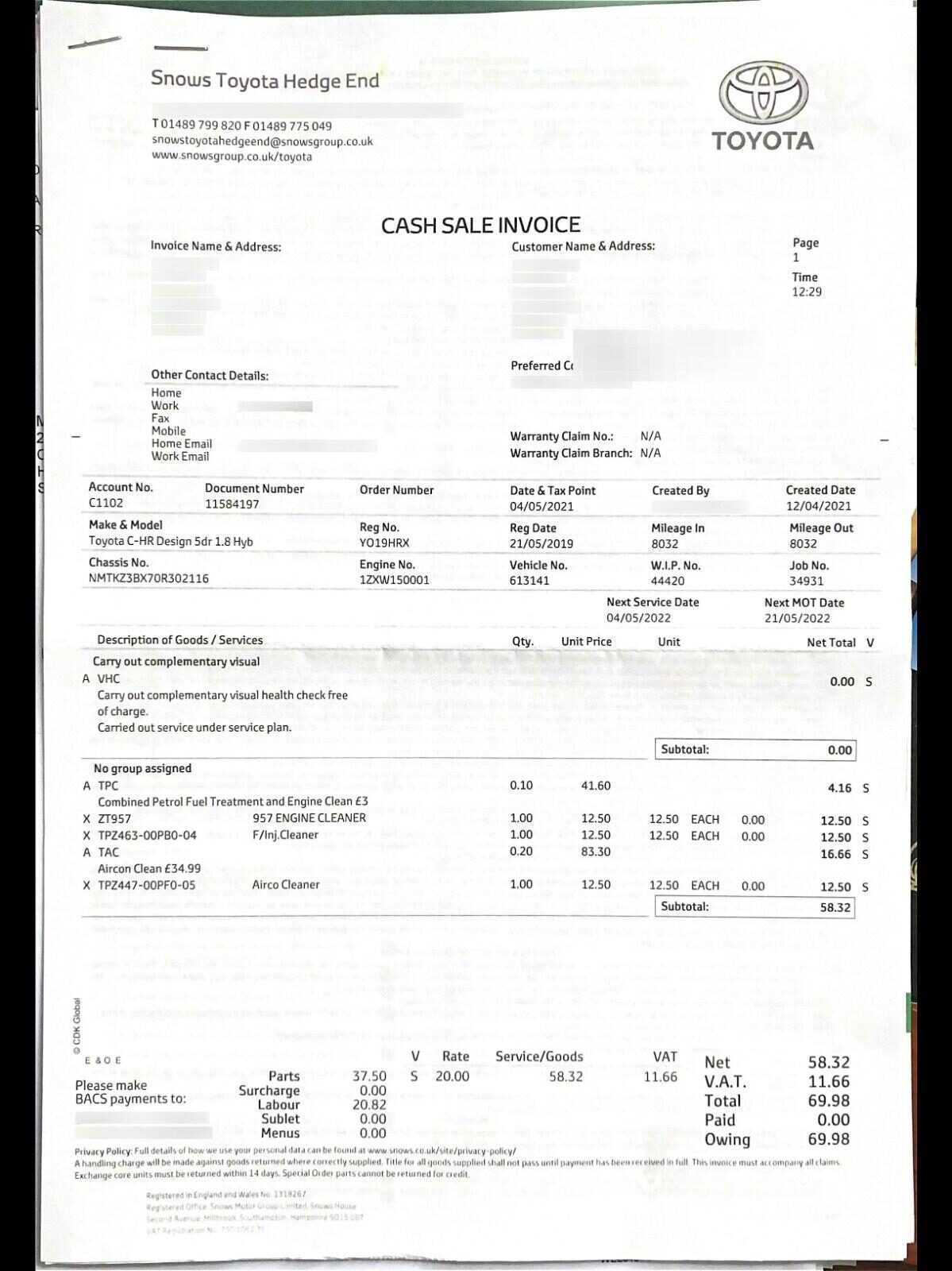 Used Toyota C-HR 2019 for sale - 77691974: Photo 11