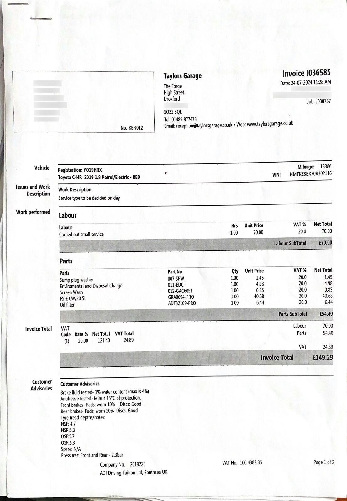 Used Toyota C-HR 2019 for sale - 77691974: Photo 12