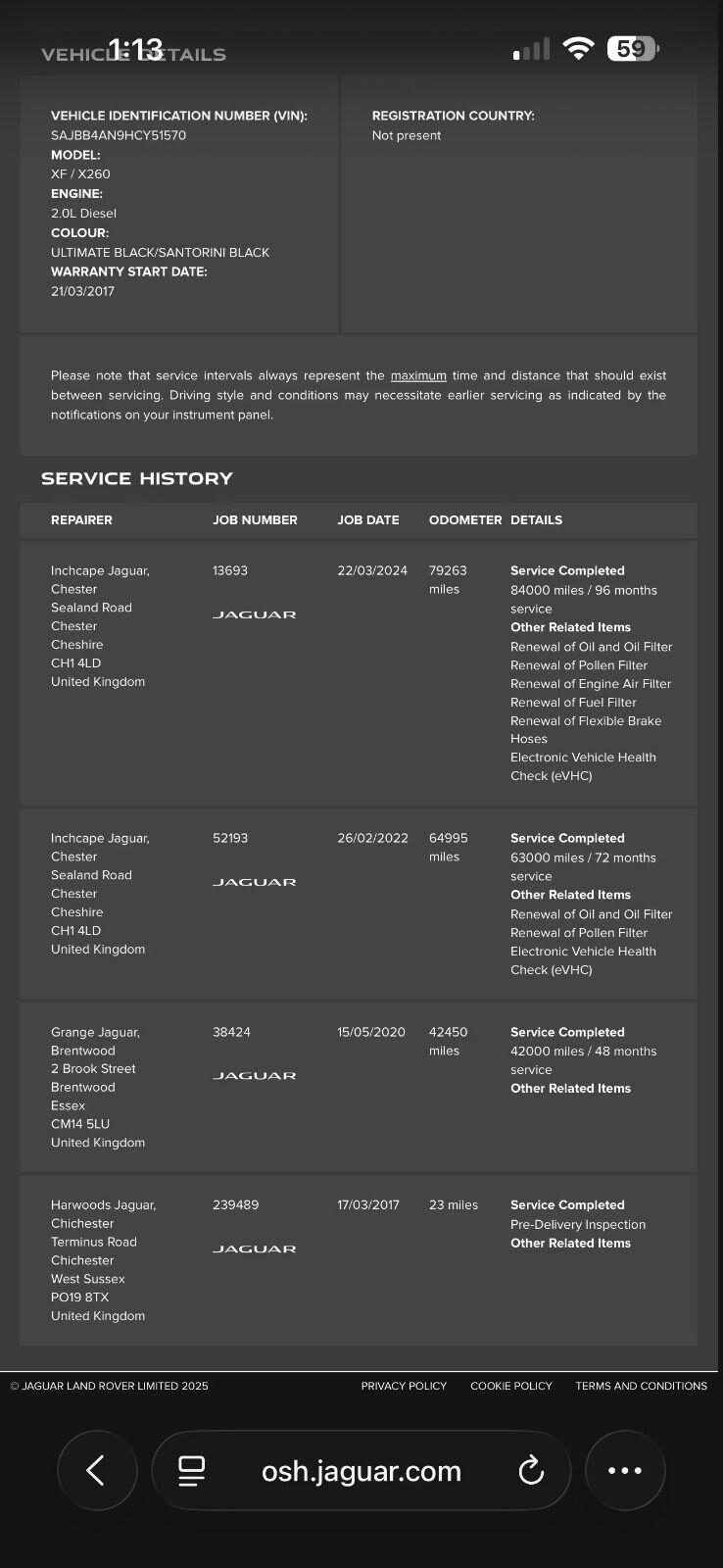Used Jaguar XF 2017 for sale - 77079888: Photo 29