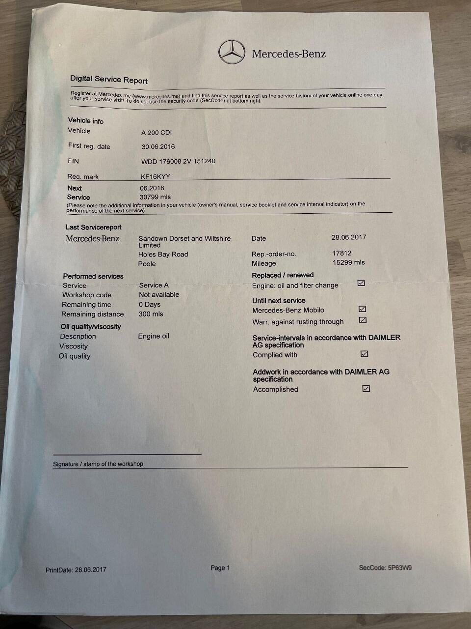 Used Mercedes-Benz A-Class 2016 for sale - 76394975: Photo 10