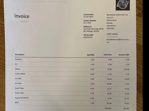 Used Vauxhall Zafira 2018 for sale - 76211437: Photo 11