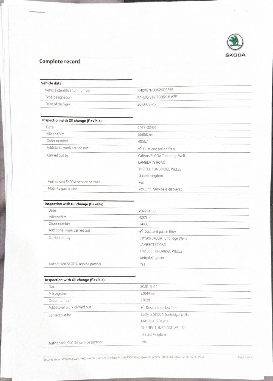 Used Skoda Karoq 2018 for sale - 76891677: Photo 12