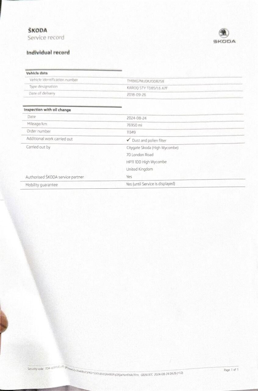 Used Skoda Karoq 2018 for sale - 76891677: Photo 33