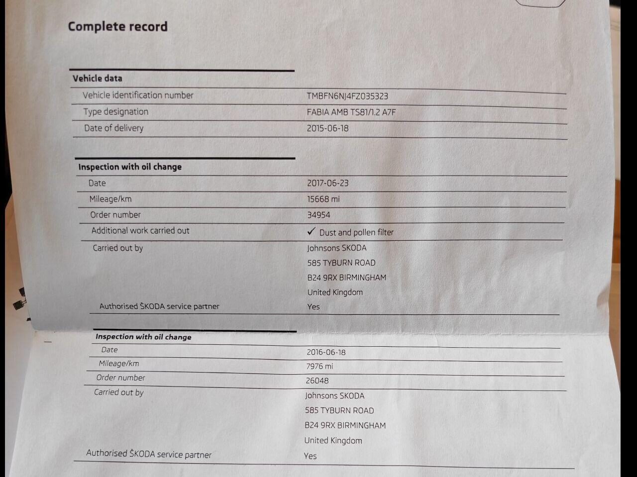 Used Skoda Fabia 2015 for sale - 76508927: Photo 8