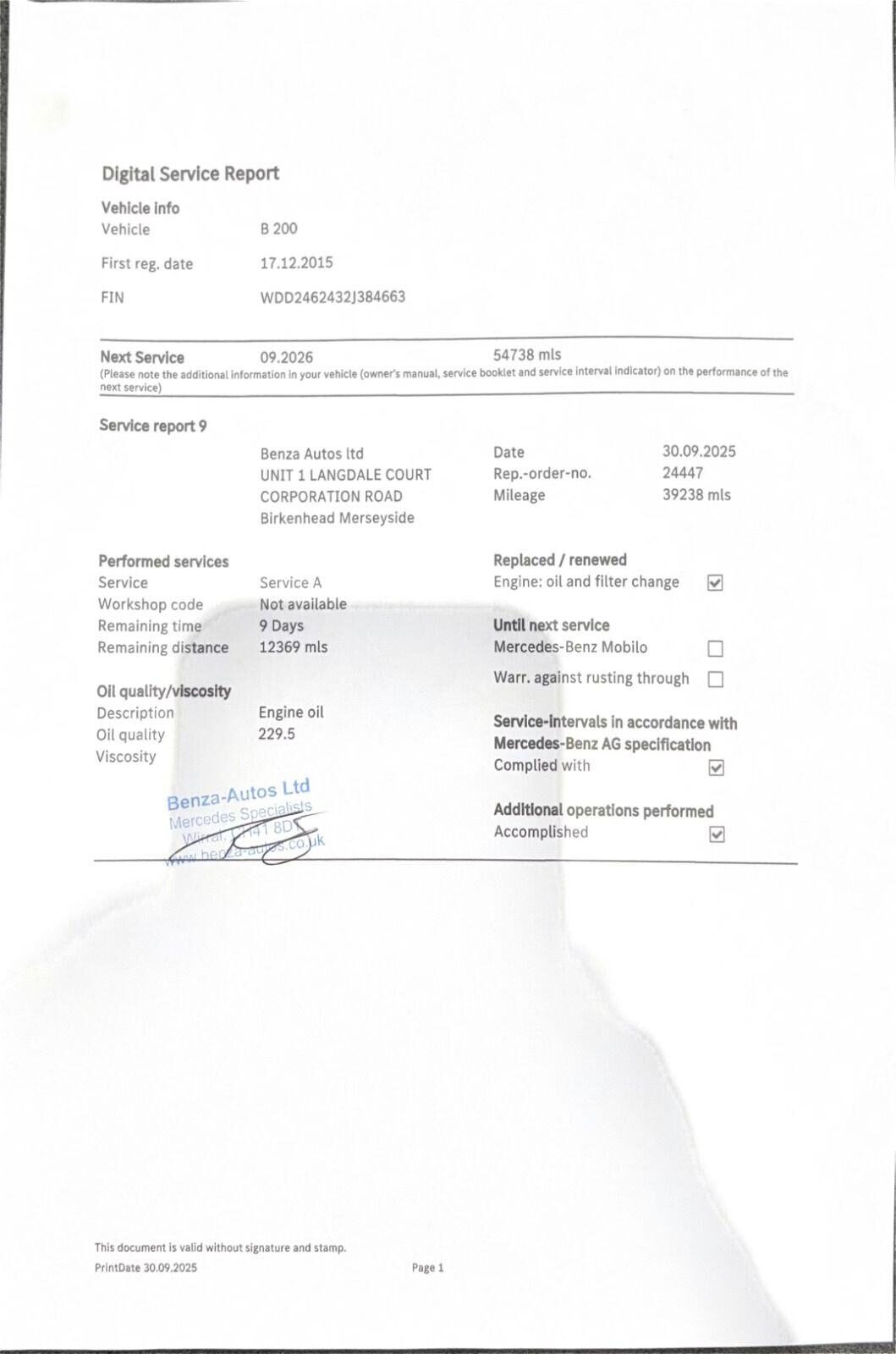 Used Mercedes-Benz B Class 2015 for sale - 78213404: Photo 11