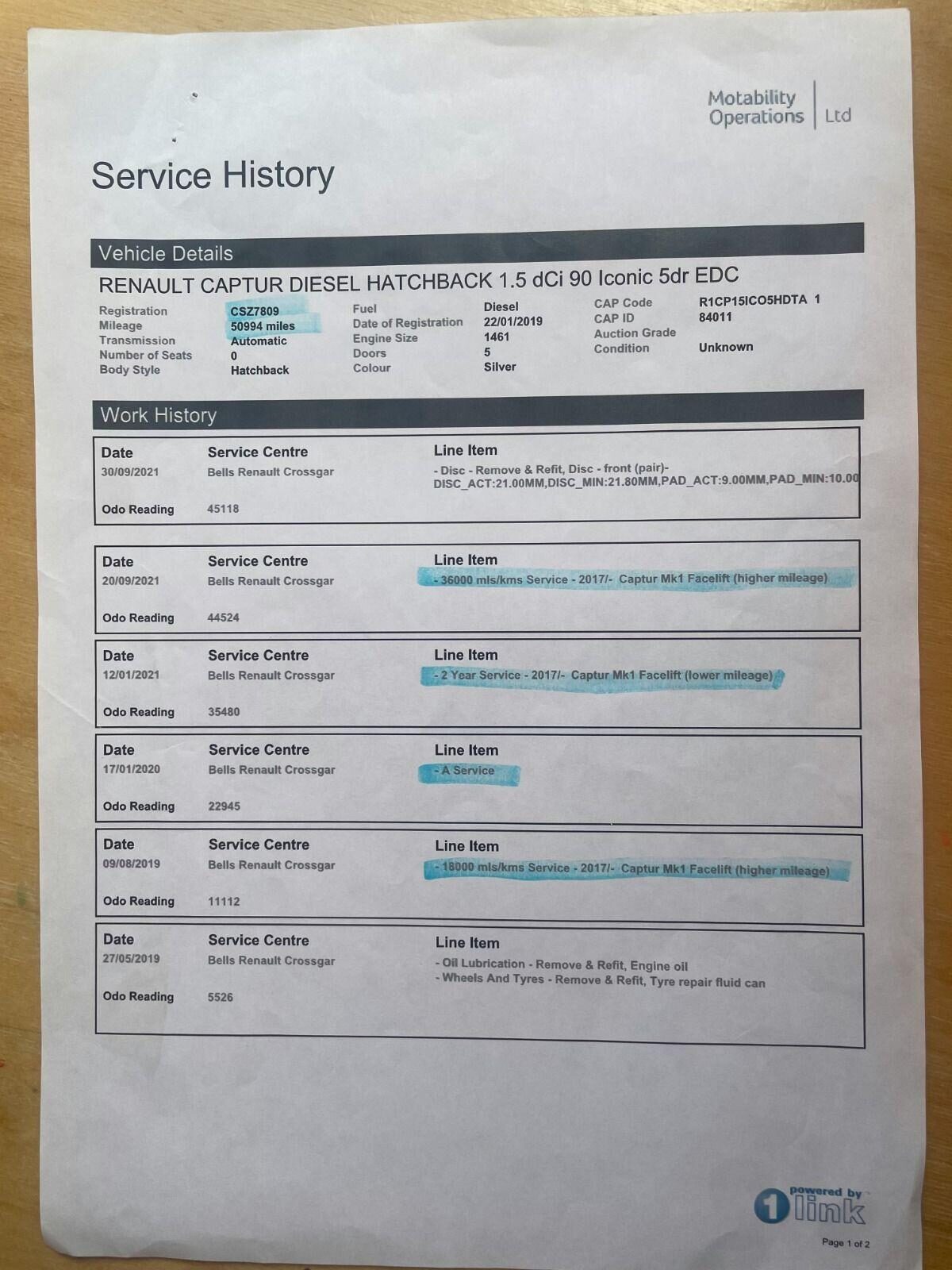 Used Renault Captur 2019 for sale - 77997107: Photo 9