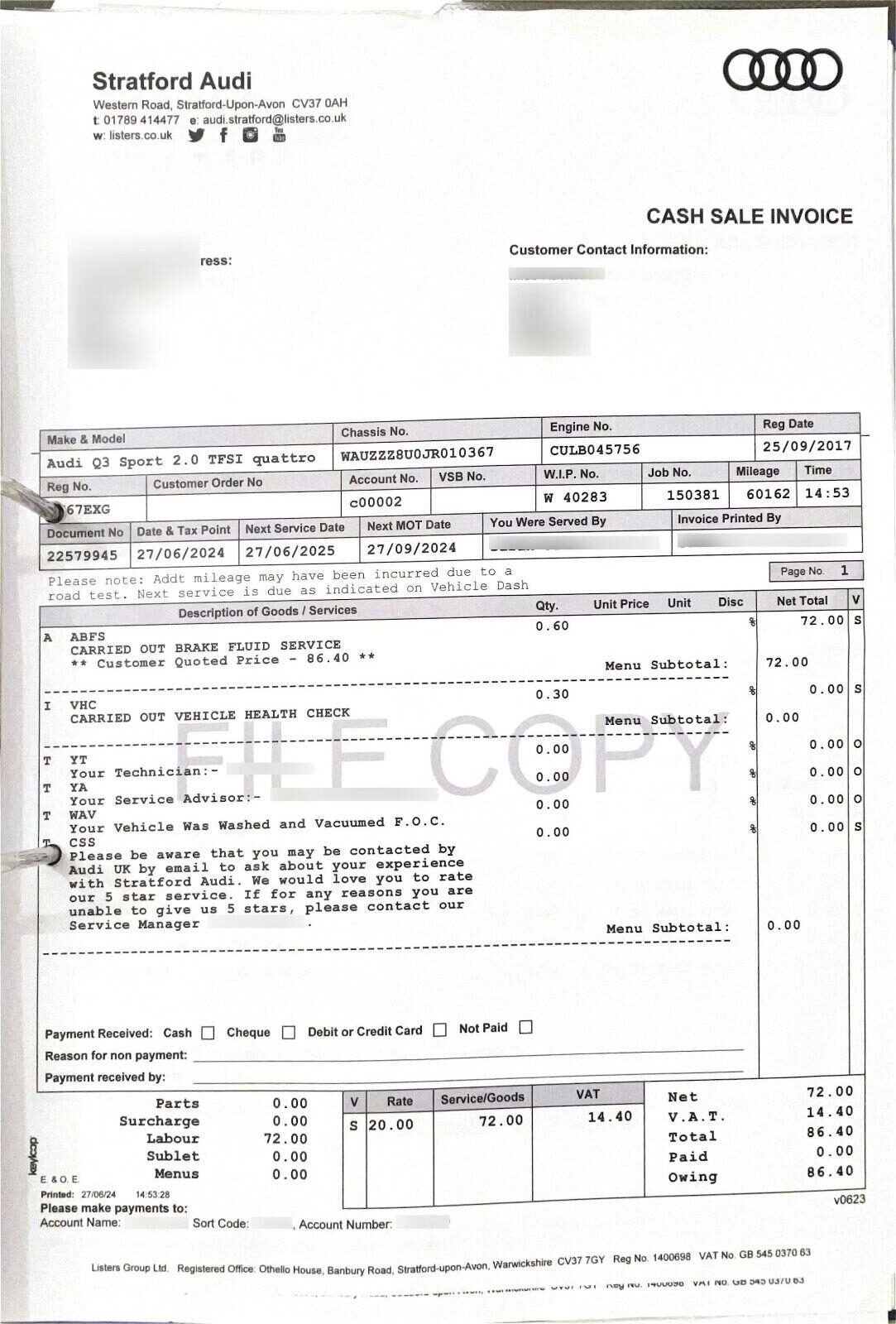 Used Audi Q3 2017 for sale - 78190766: Photo 44