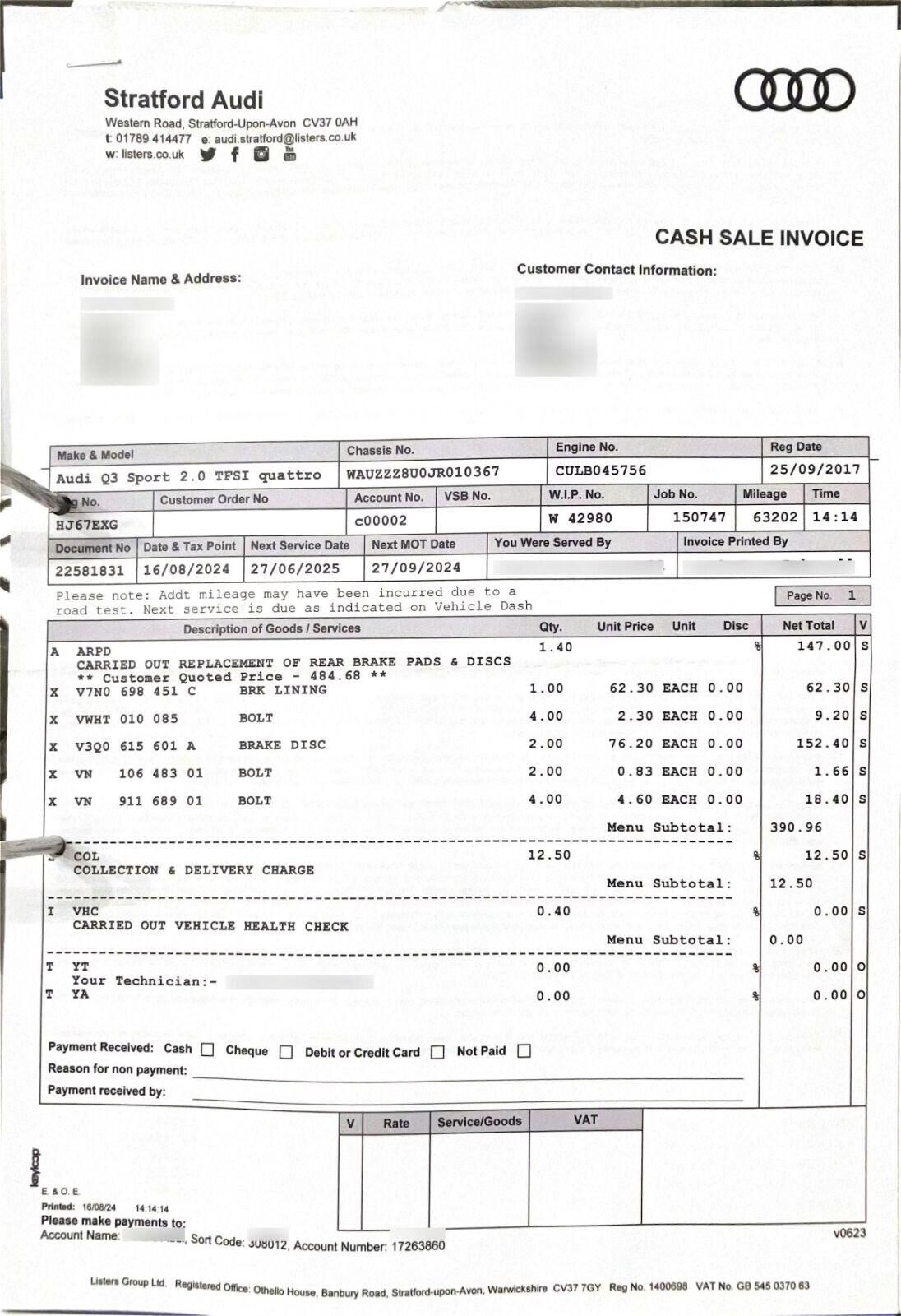 Used Audi Q3 2017 for sale - 78190766: Photo 47