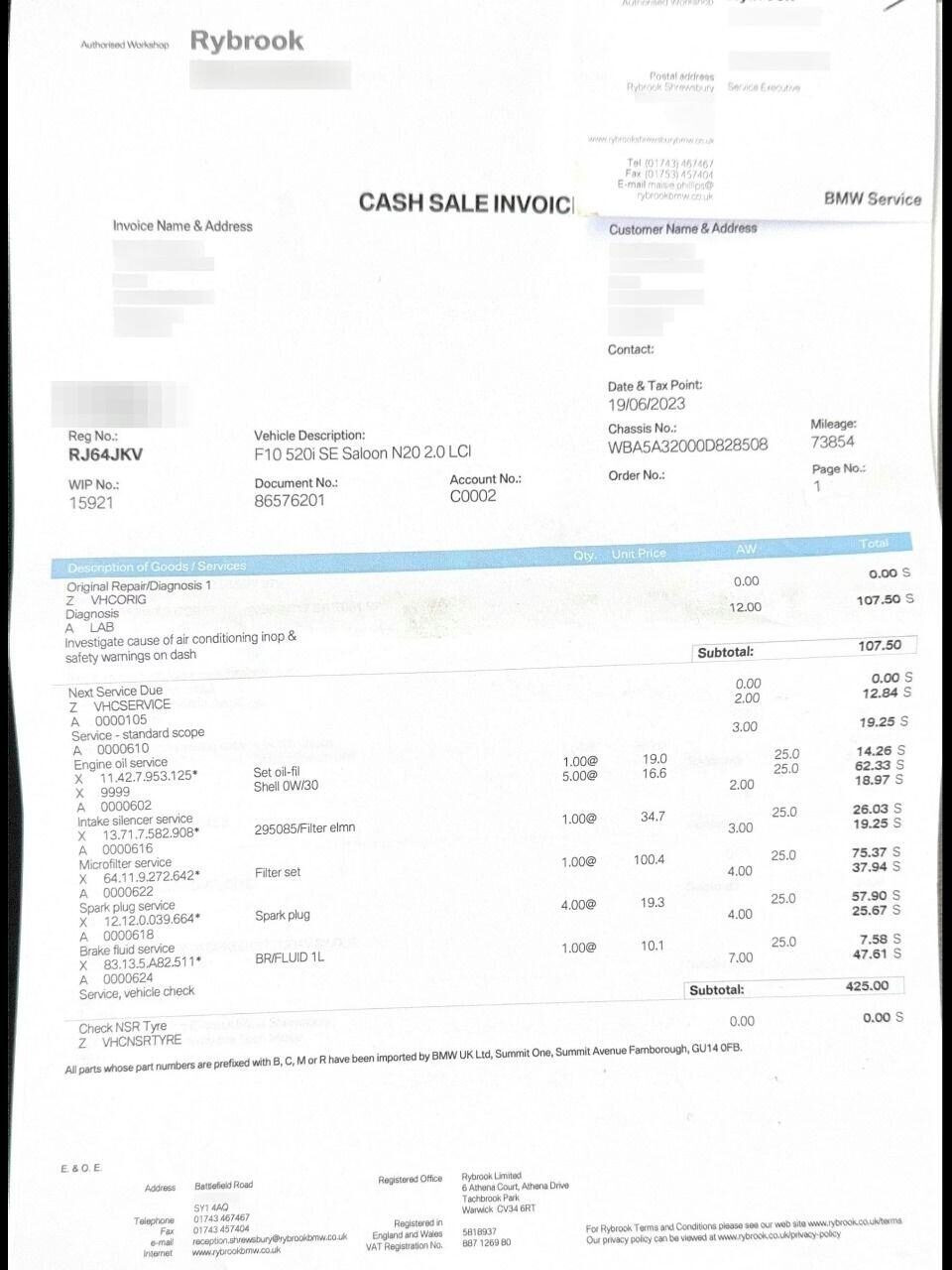 Used BMW 5 Series 2014 for sale - 76836110: Photo 11