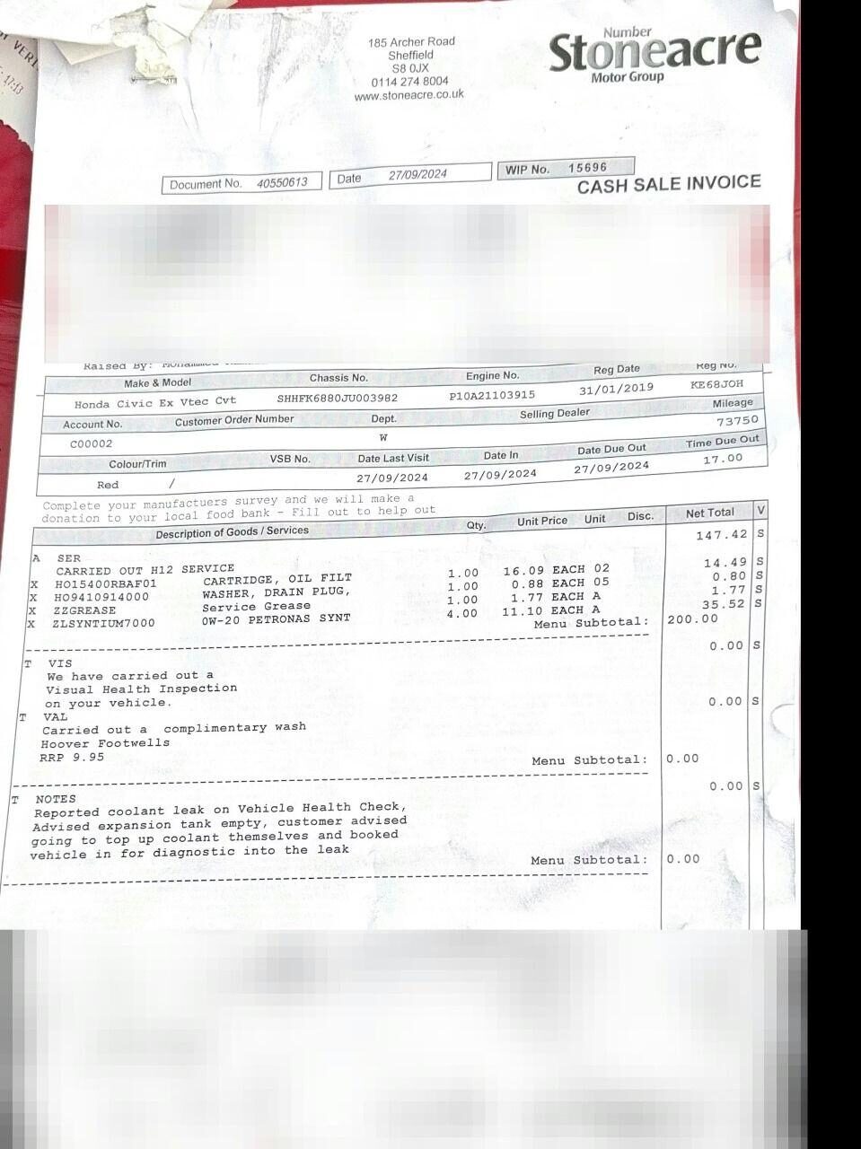 Used Honda Civic 2019 for sale - 76847747: Photo 11