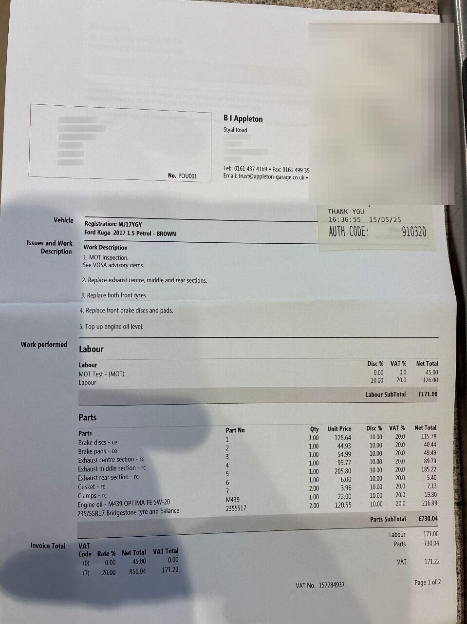 Used Ford Kuga 2017 for sale - 76391330: Photo 11