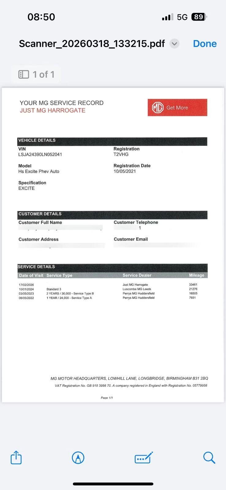 Used MG MG HS 2021 for sale - 77997119: Photo 28