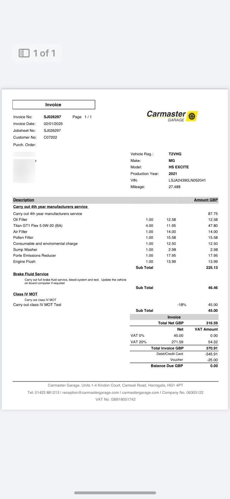 Used MG MG HS 2021 for sale - 77997119: Photo 29