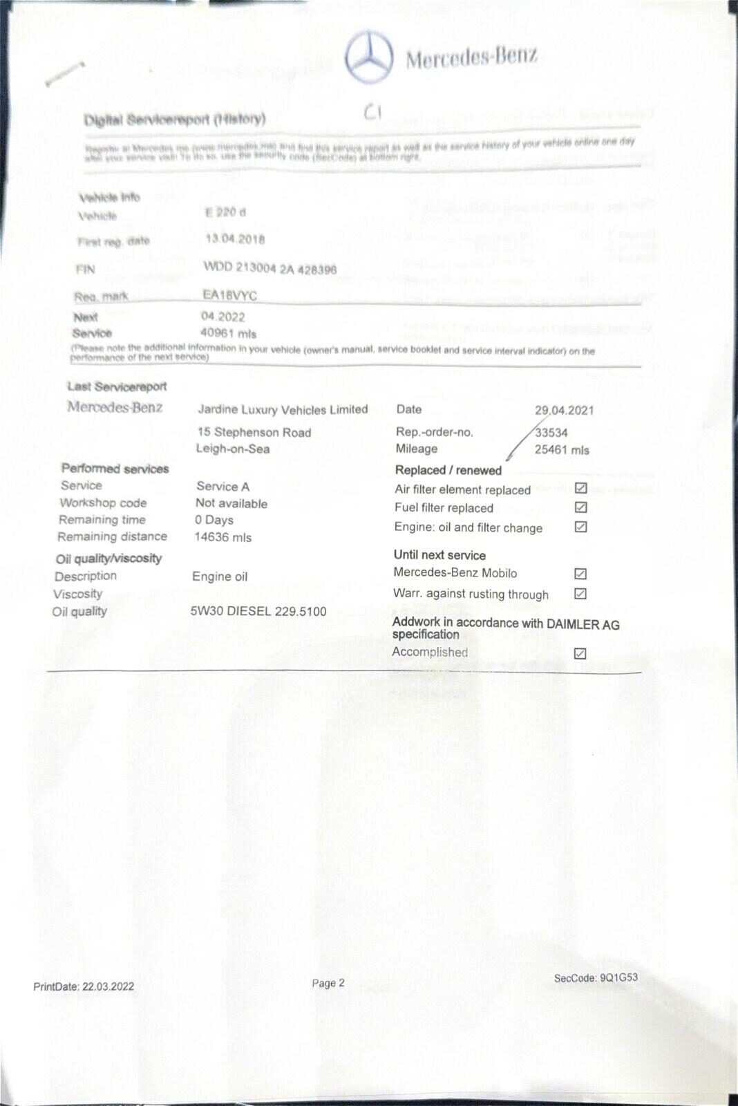 Used Mercedes-Benz E Class 2018 for sale - 77649955: Photo 11