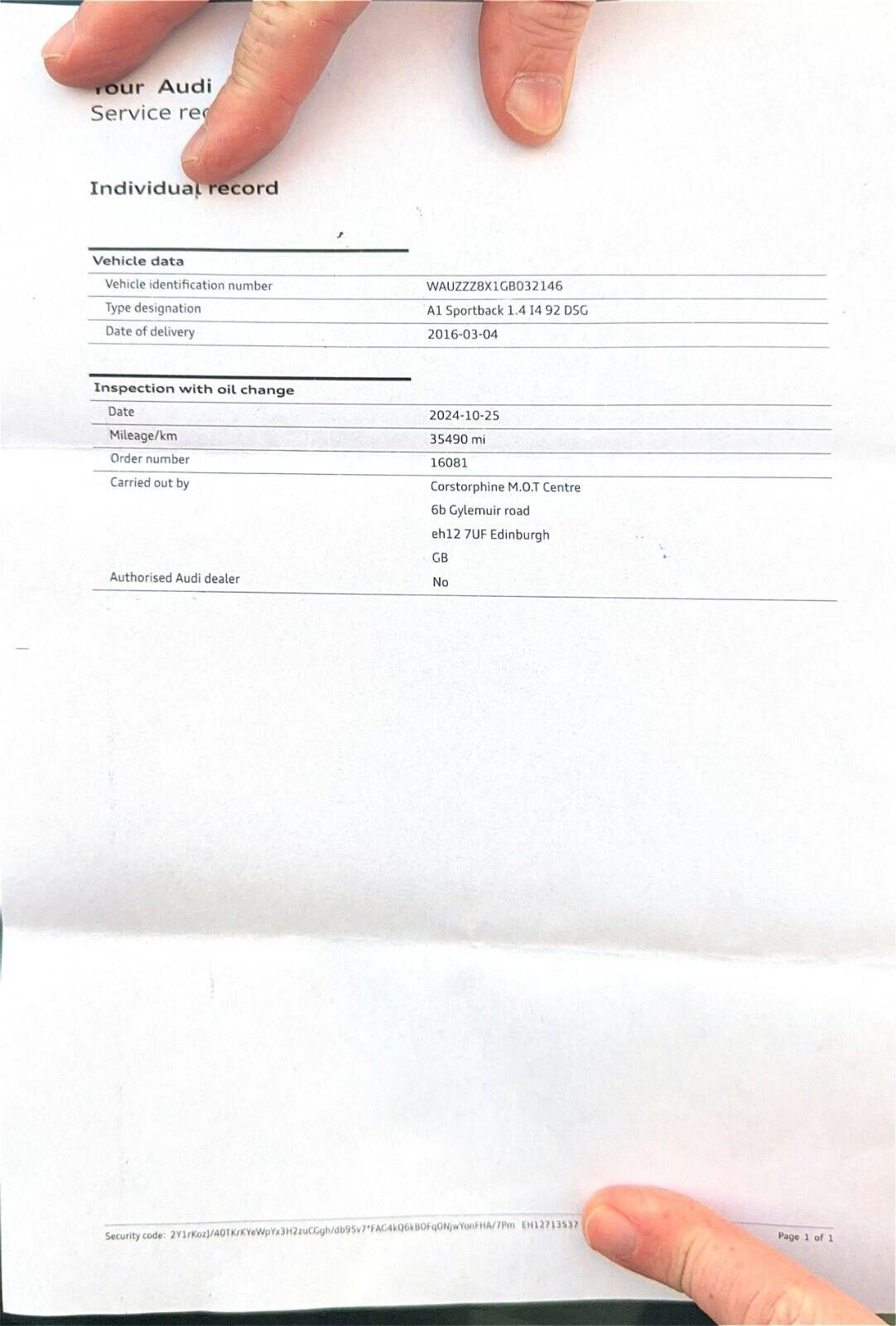 Used Audi A1 2016 for sale - 78139485: Photo 10