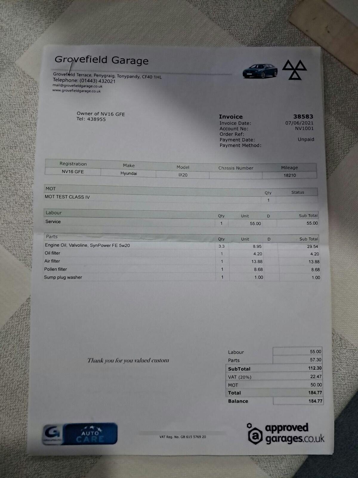 Used Hyundai Ix20 2016 for sale - 77355109: Photo 6