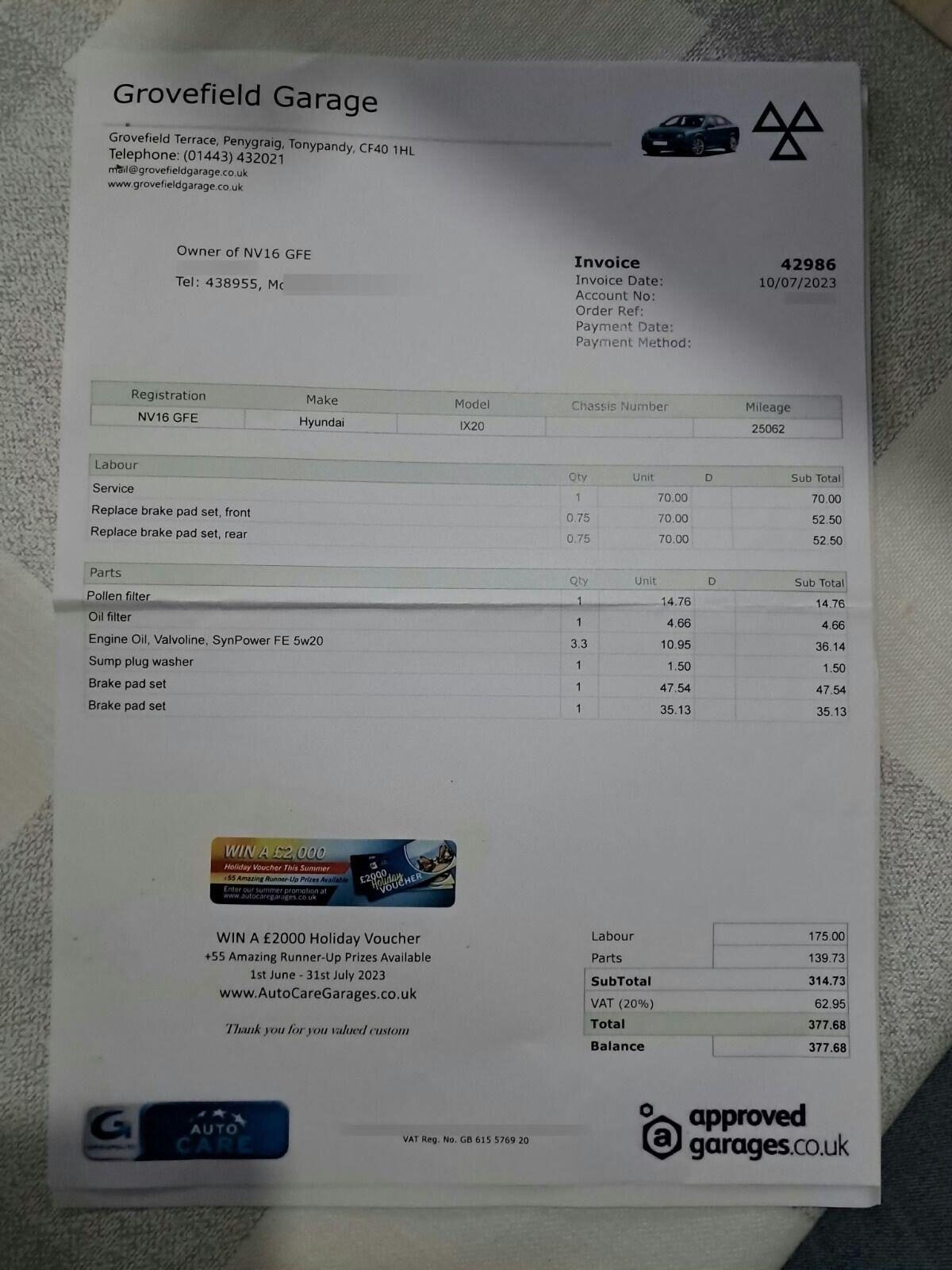 Used Hyundai Ix20 2016 for sale - 77355109: Photo 9