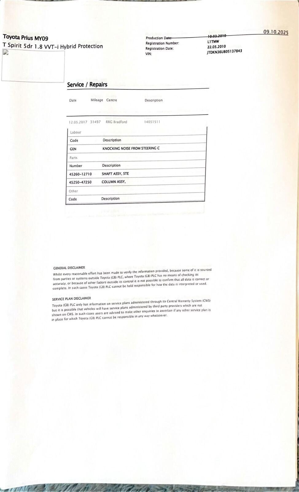 Used Toyota Prius 2010 for sale - 77915531: Photo 15