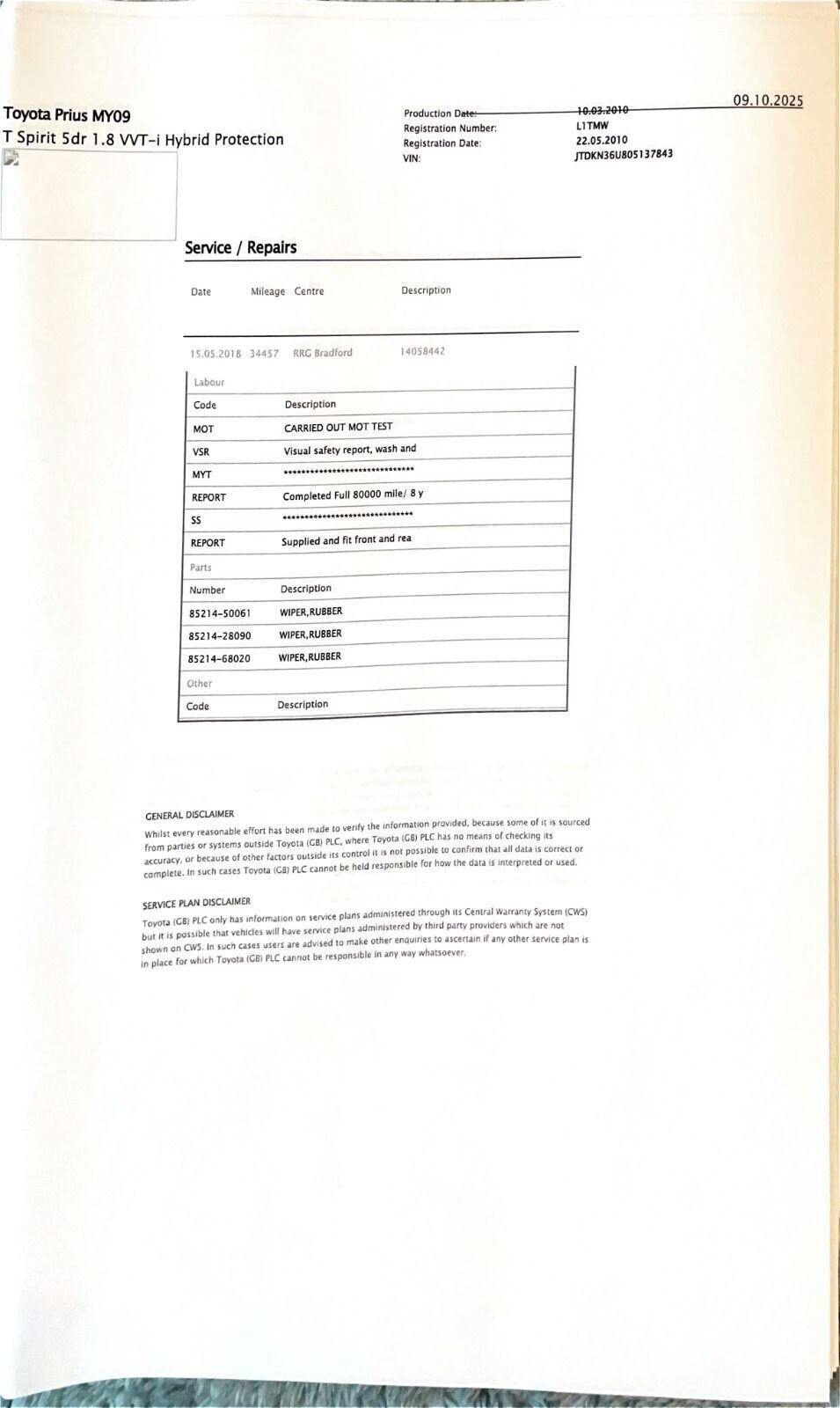 Used Toyota Prius 2010 for sale - 77915531: Photo 21