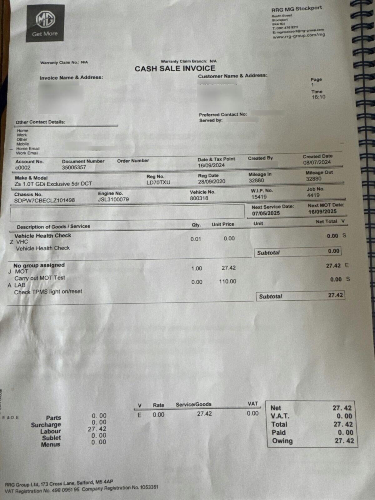 Used MG MG ZS 2020 for sale - 78070152: Photo 32