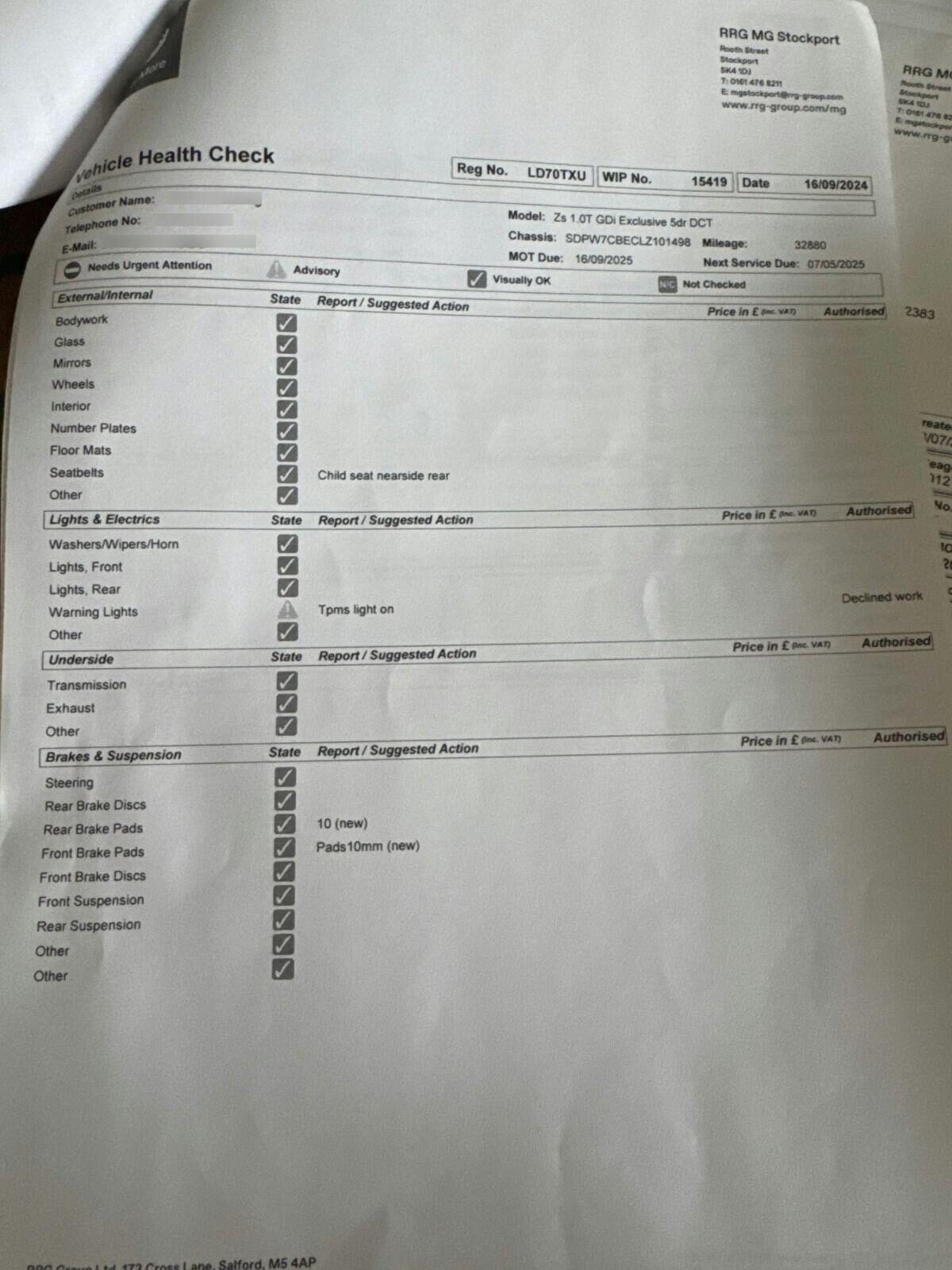 Used MG MG ZS 2020 for sale - 78070152: Photo 35