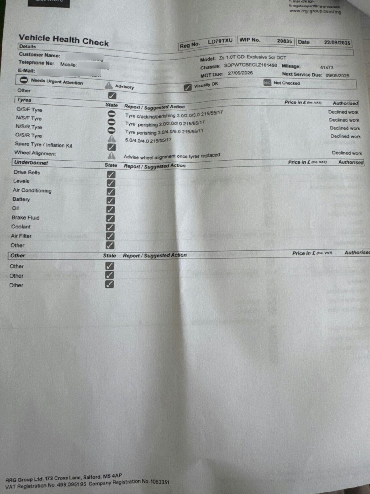 Used MG MG ZS 2020 for sale - 78070152: Photo 54