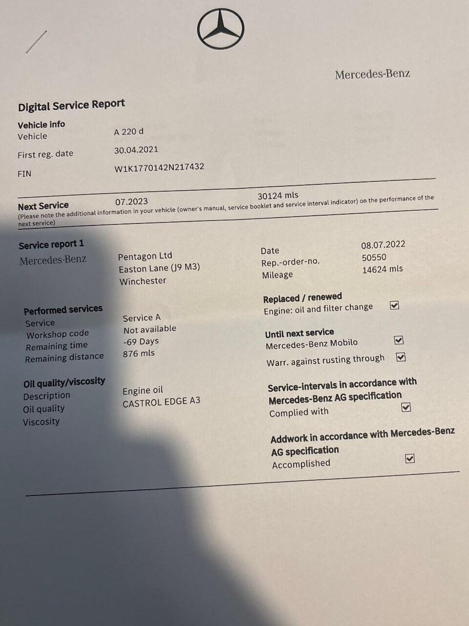 Used Mercedes-Benz A-Class 2021 for sale - 76569400: Photo 12