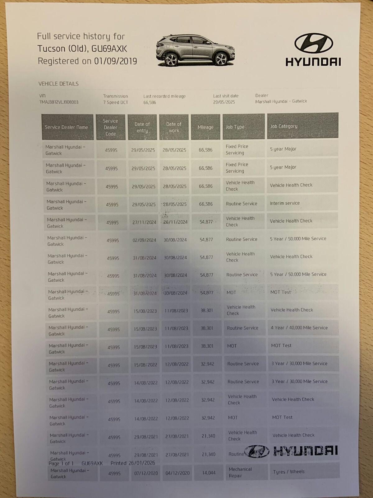 Used Hyundai TUCSON 2019 for sale - 77350003: Photo 8