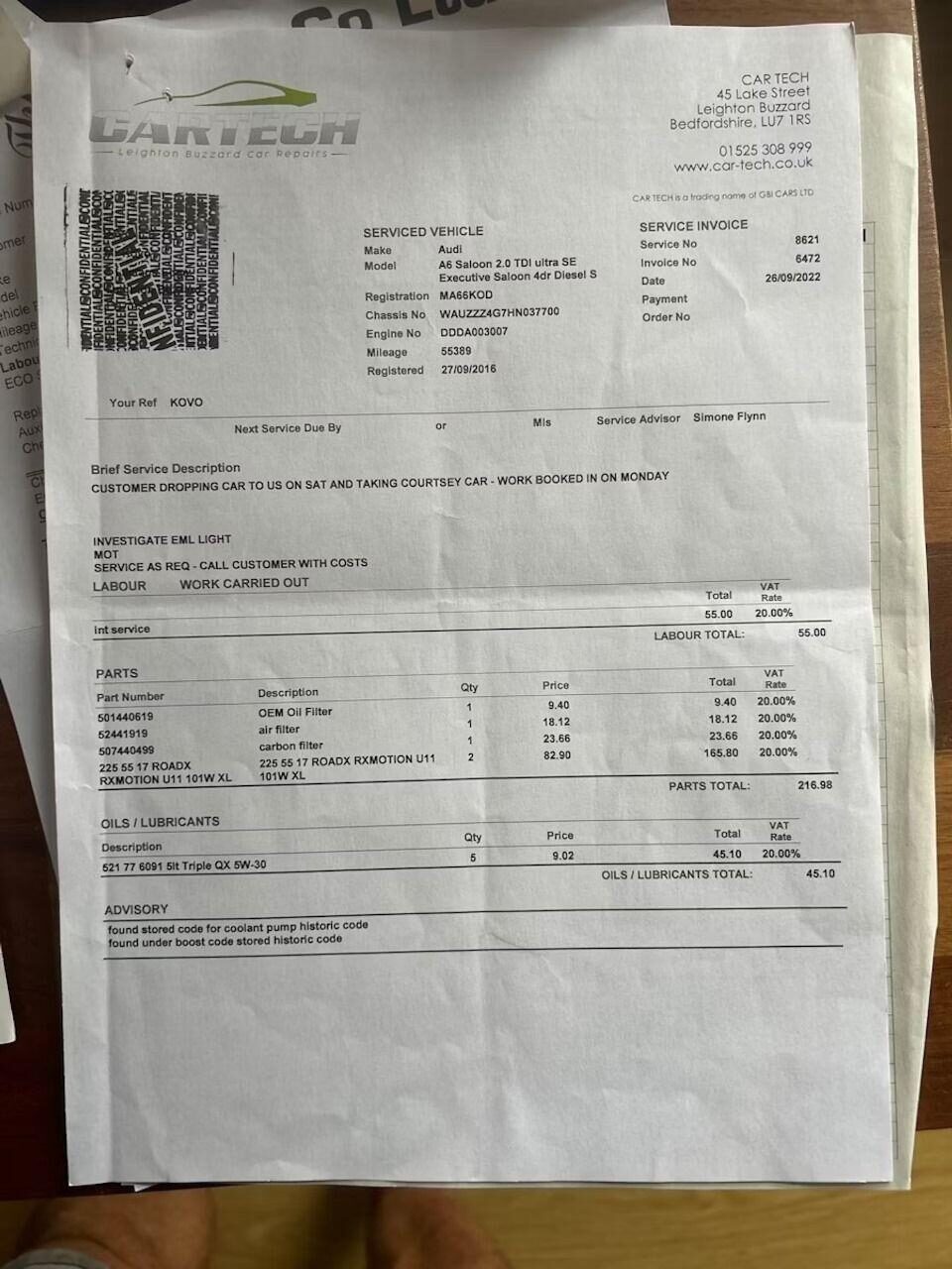 Used Audi A6 2016 for sale - 76426556: Photo 10