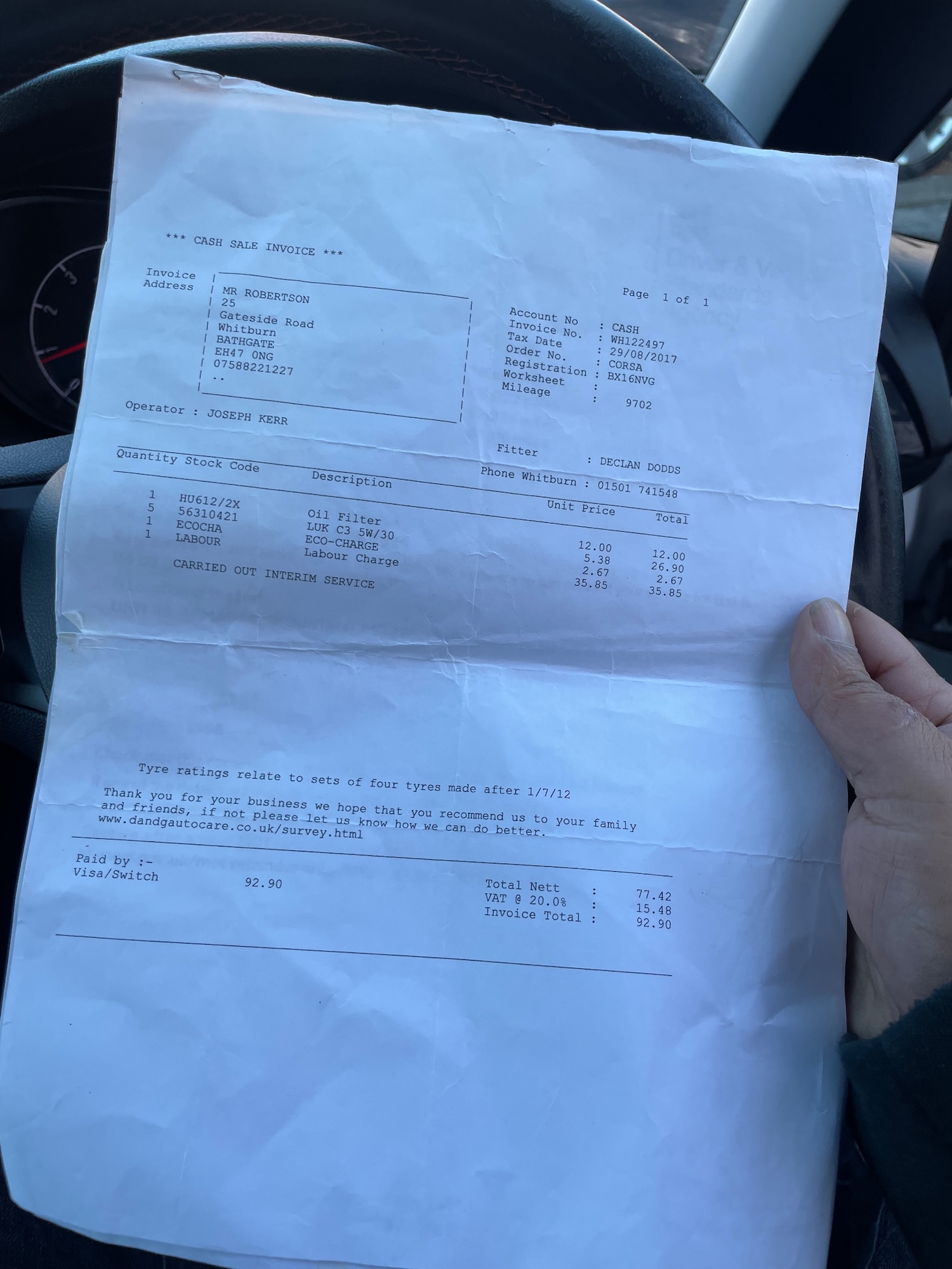 Used Vauxhall Corsa 2016 for sale - 77668440: Photo 31