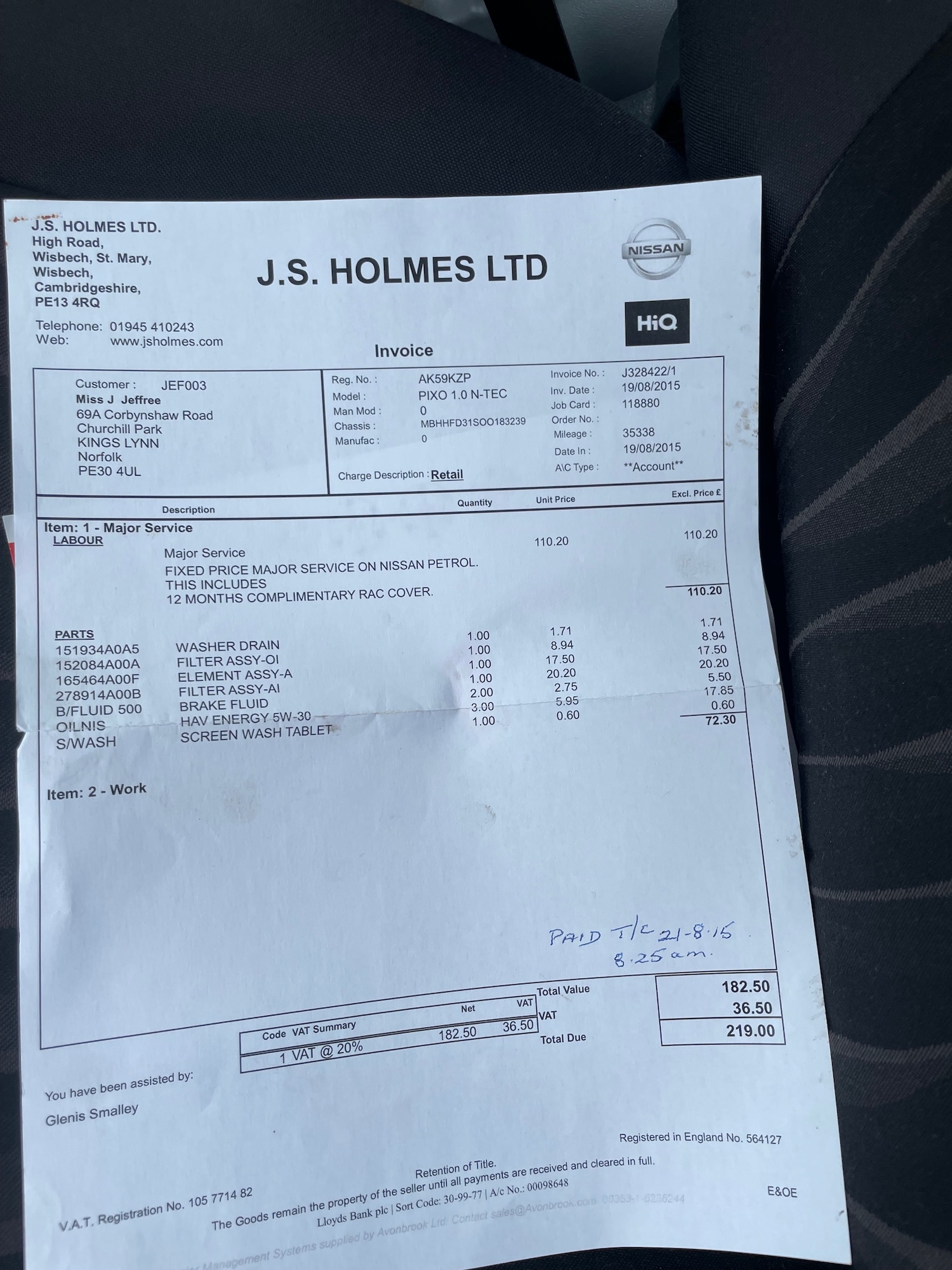 Used Nissan Pixo 2009 for sale - 77668219: Photo 16