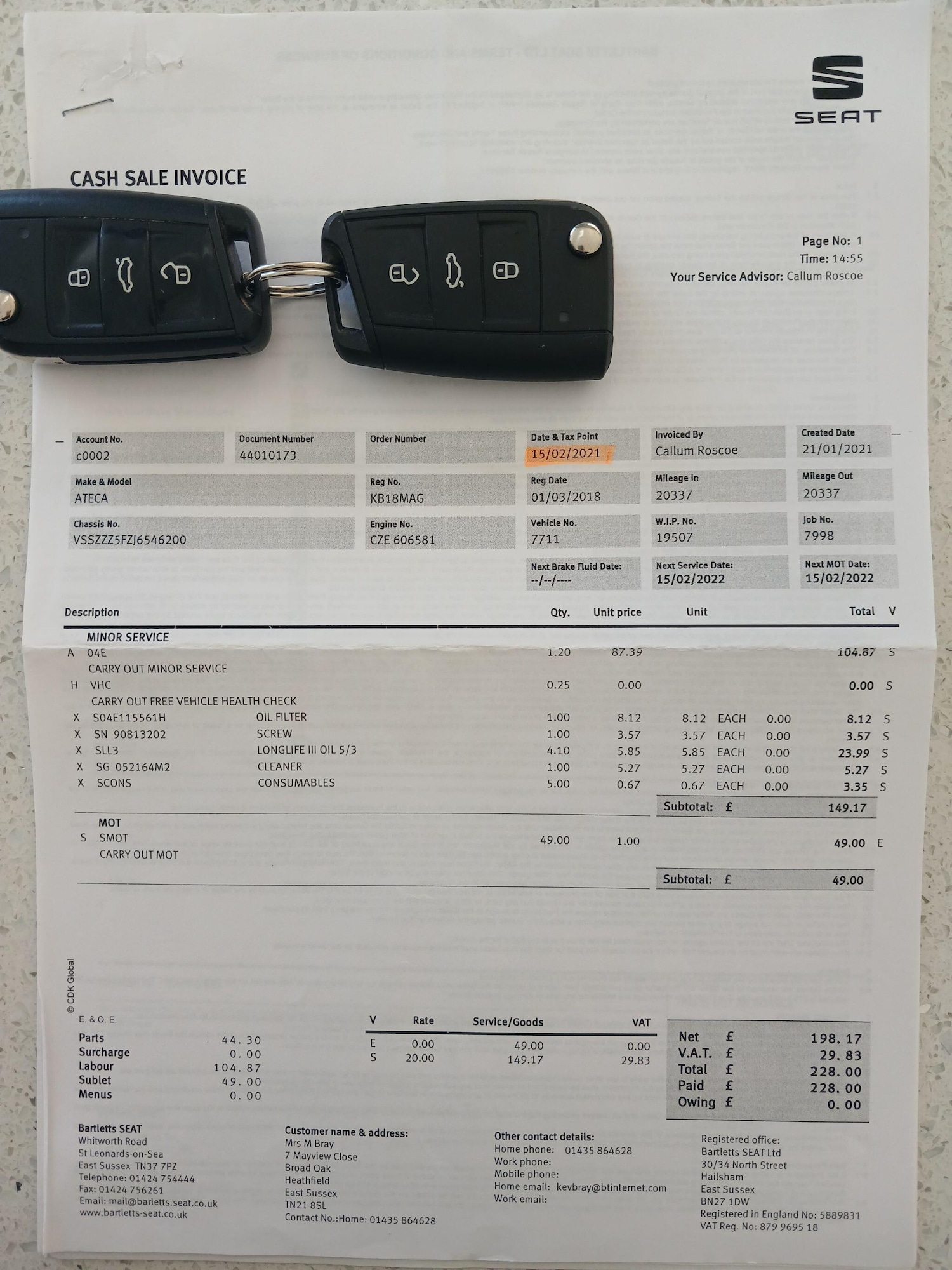 Used SEAT Ateca 2018 for sale - 78127861: Photo 7