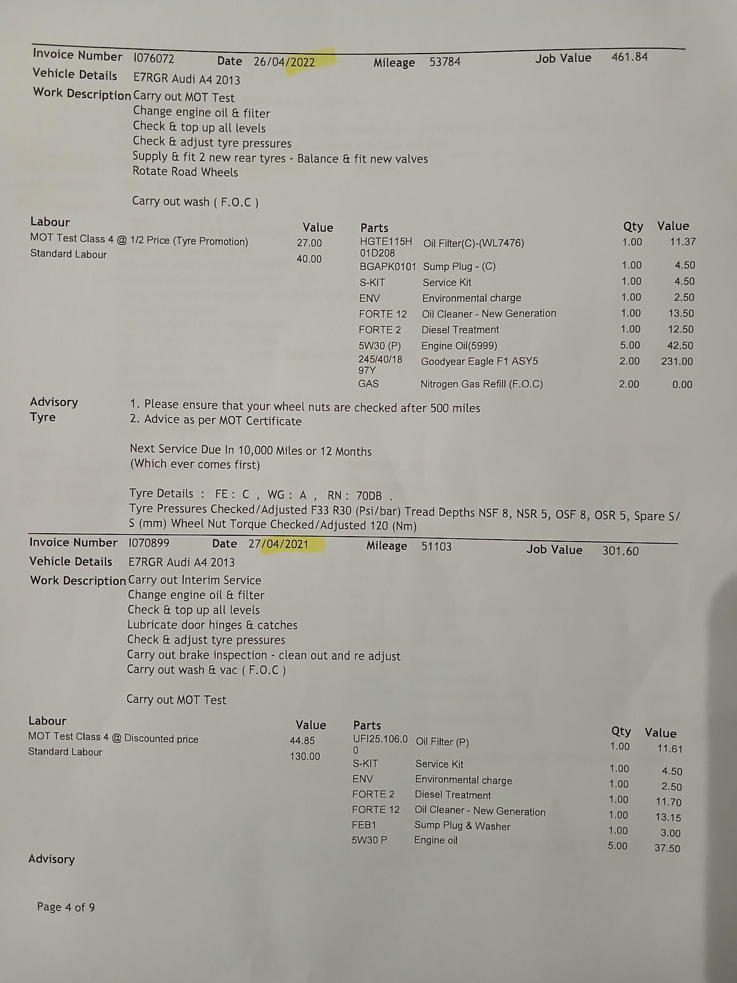 Used Audi A4 2013 for sale - 78219988: Photo 44