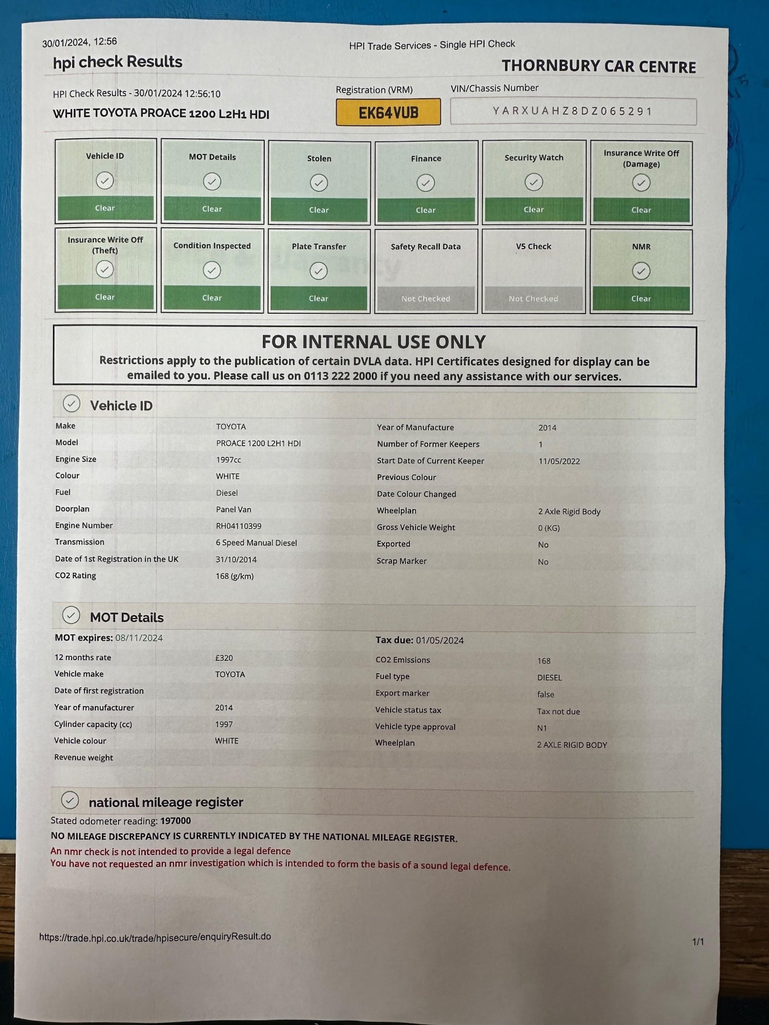 Used Toyota ProAce 2014 for sale - 76446430: Photo 23