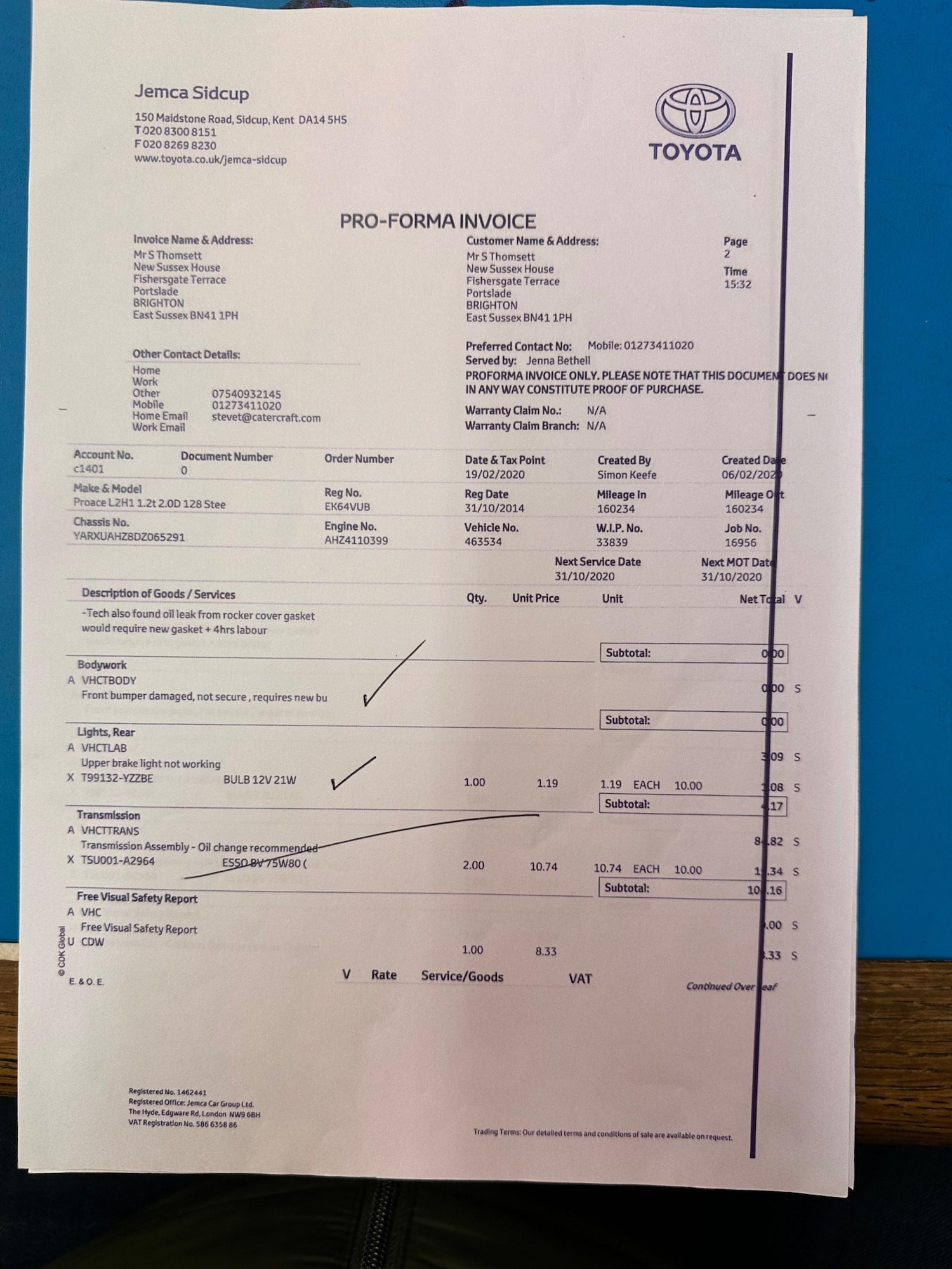 Used Toyota ProAce 2014 for sale - 76446430: Photo 35