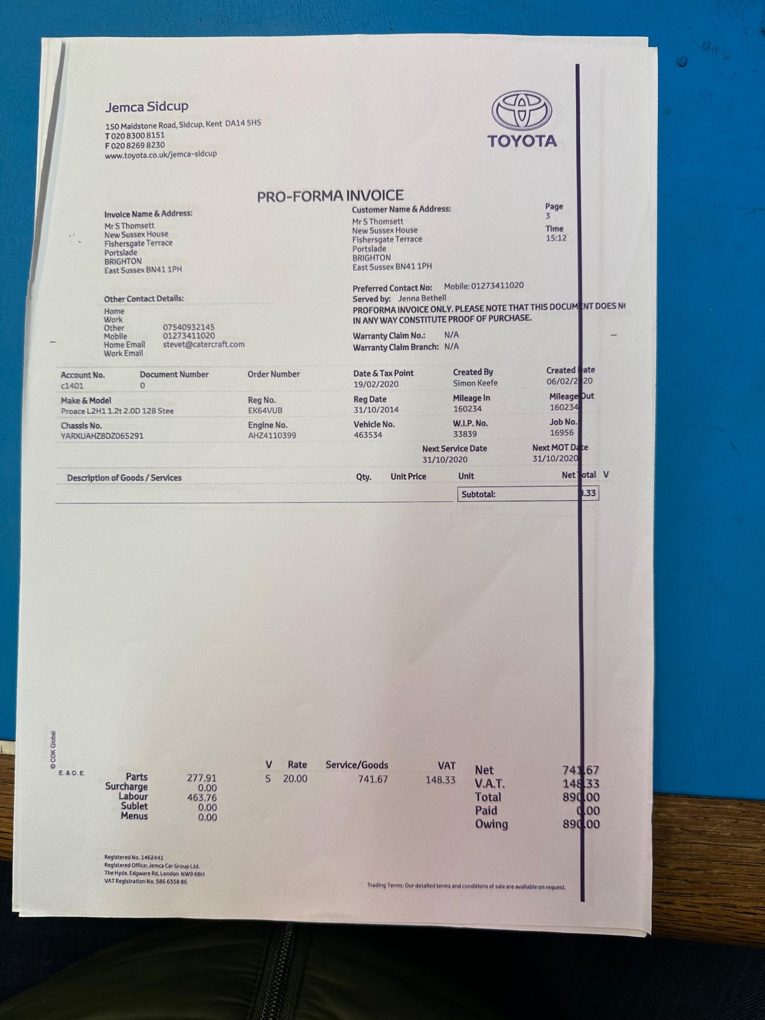 Used Toyota ProAce 2014 for sale - 76446430: Photo 37