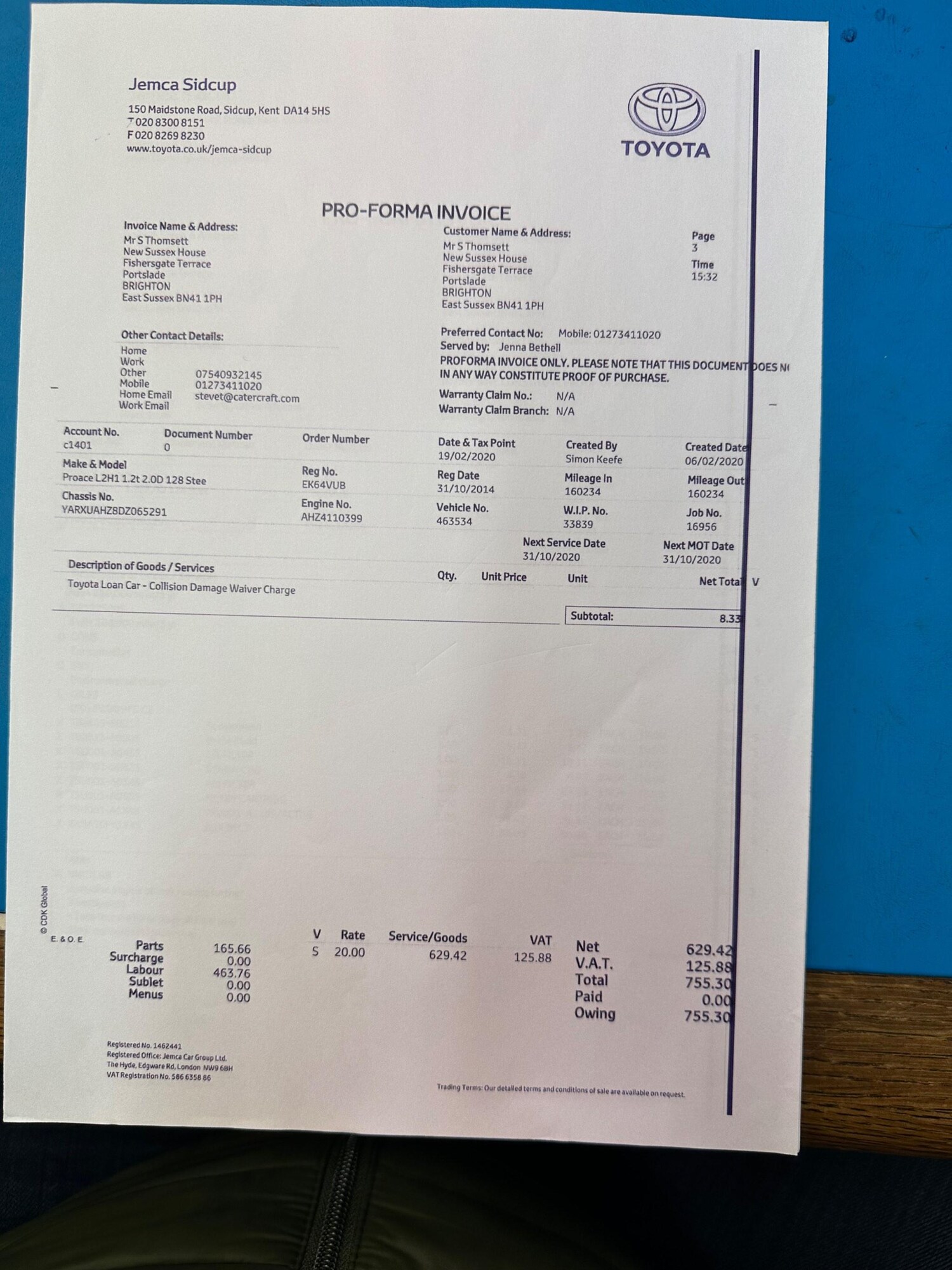 Used Toyota ProAce 2014 for sale - 76446430: Photo 38